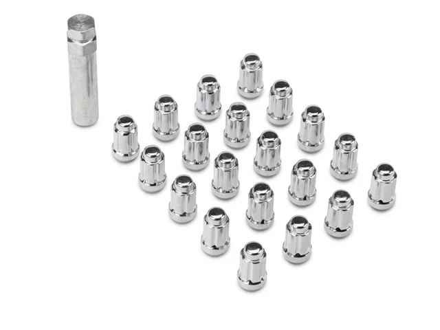 Kromade 6-Spline Låsmuttersats, 1/2-Inch x 20