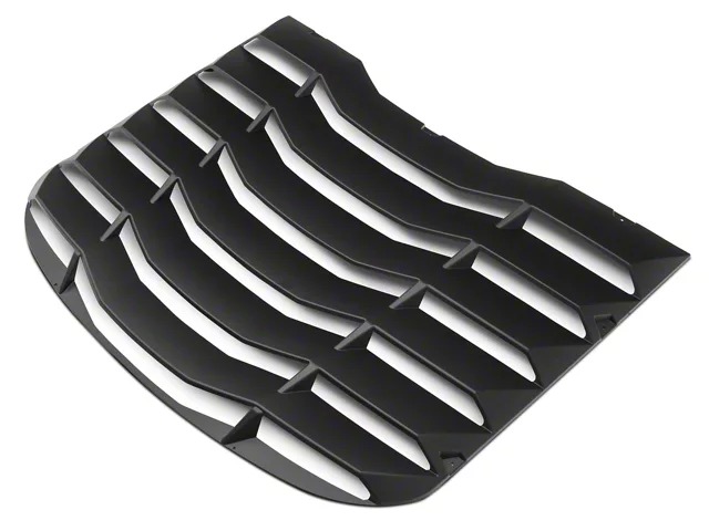 MP Concepts Rear Window Louvers; Matte Black