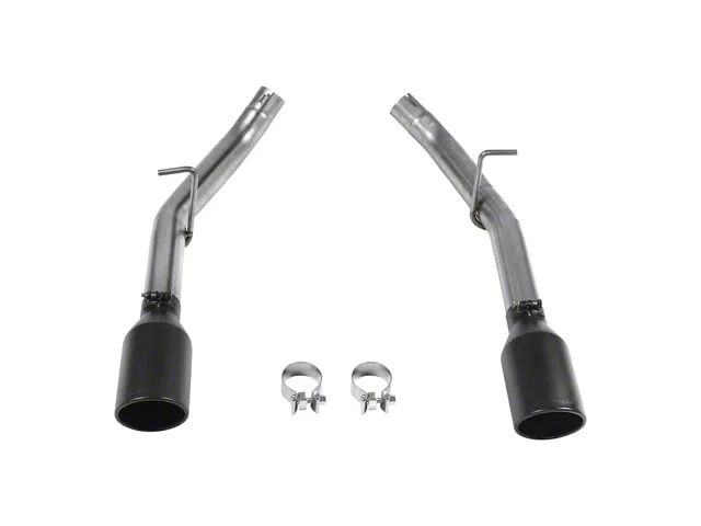 Flowmaster American Thunder Axle-Back Dual Exhaust System with Black Tips; Rear Exit