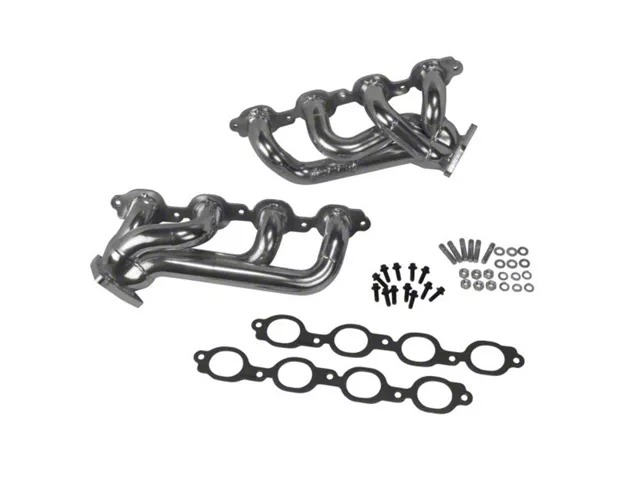 BBK 1-3/4-Inch Shorty Headers; Polished Silver Ceramic-thumbnail