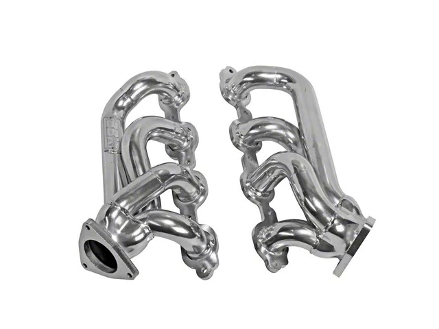 BBK 1-3/4-Inch Shorty Headers; Polished Silver Ceramic-thumbnail