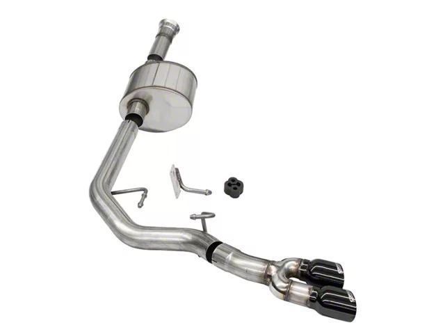 Corsa Performance Xtreme Single Exhaust System with Black Tips; Middle Side Exit